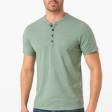 Καμπαρντίνα Henley - Γιακάς με Κουμπιά