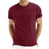 T-Shirt Henley - Μαλακό Πλέγμα Κολάρο