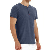 T-Shirt Henley - Μαλακό Πλέγμα Κολάρο