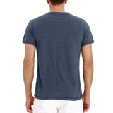 T-Shirt Henley - Μαλακό Πλέγμα Κολάρο