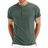 T-Shirt Henley - Μαλακό Πλέγμα Κολάρο