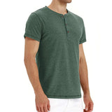 T-Shirt Henley - Μαλακό Πλέγμα Κολάρο