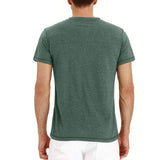 T-Shirt Henley - Μαλακό Πλέγμα Κολάρο