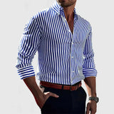 Πουκάμισο Overshirt Μαλακής Μίξης - Ρίγες