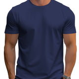 T-Shirt - Κανονική Κοπή Μαλακή Λαιμόκοψη