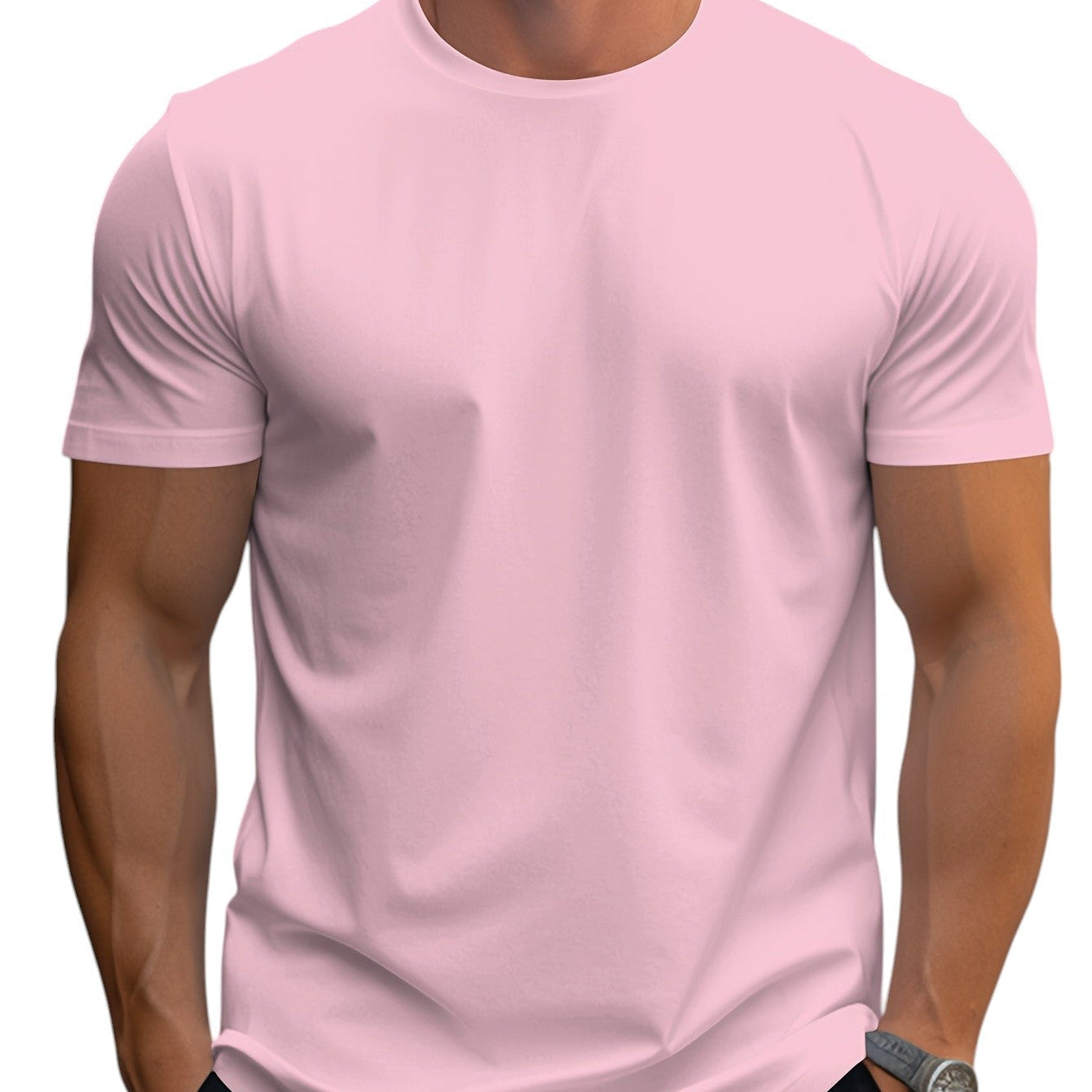 T-Shirt - Κανονική Κοπή Μαλακή Λαιμόκοψη