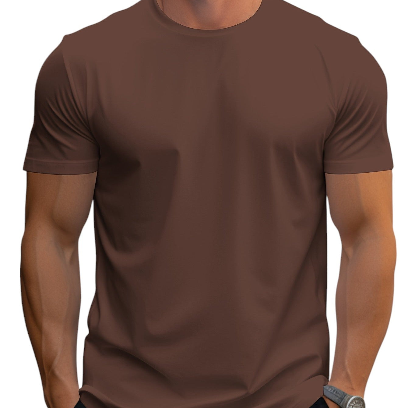 T-Shirt - Κανονική Κοπή Μαλακή Λαιμόκοψη